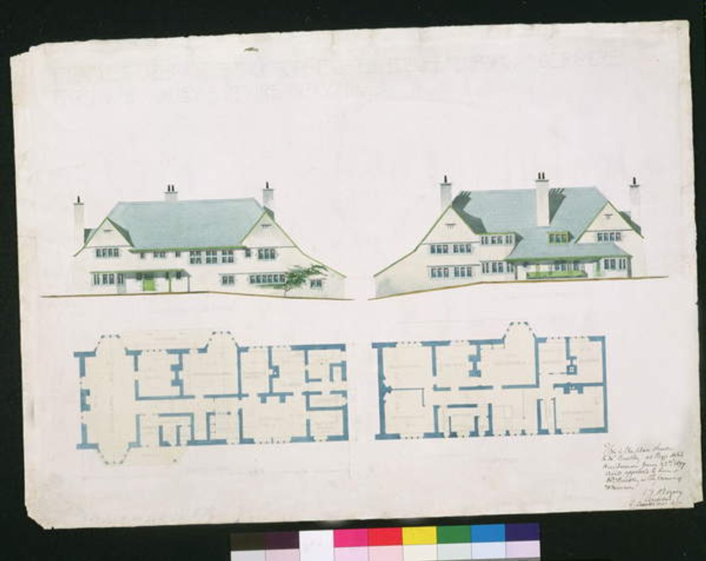 Detail of House to be built at Gartmel Fell Gillhead, Windermere for J.W. Buckley Esquire, 1899 by Charles Francis Annesley Voysey