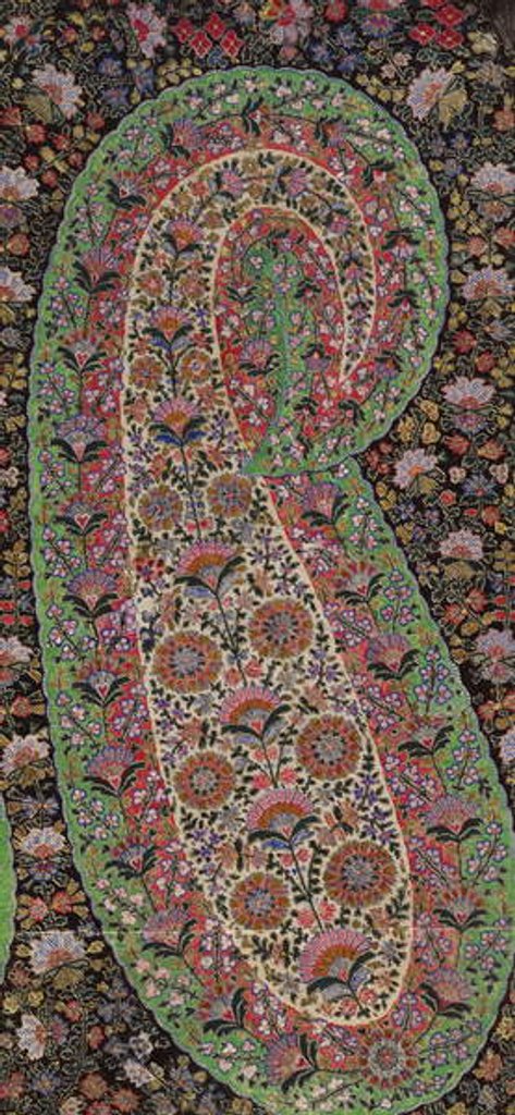Detail of Fabric Design for Paisley Shawls, c.1871 by George Charles Haite