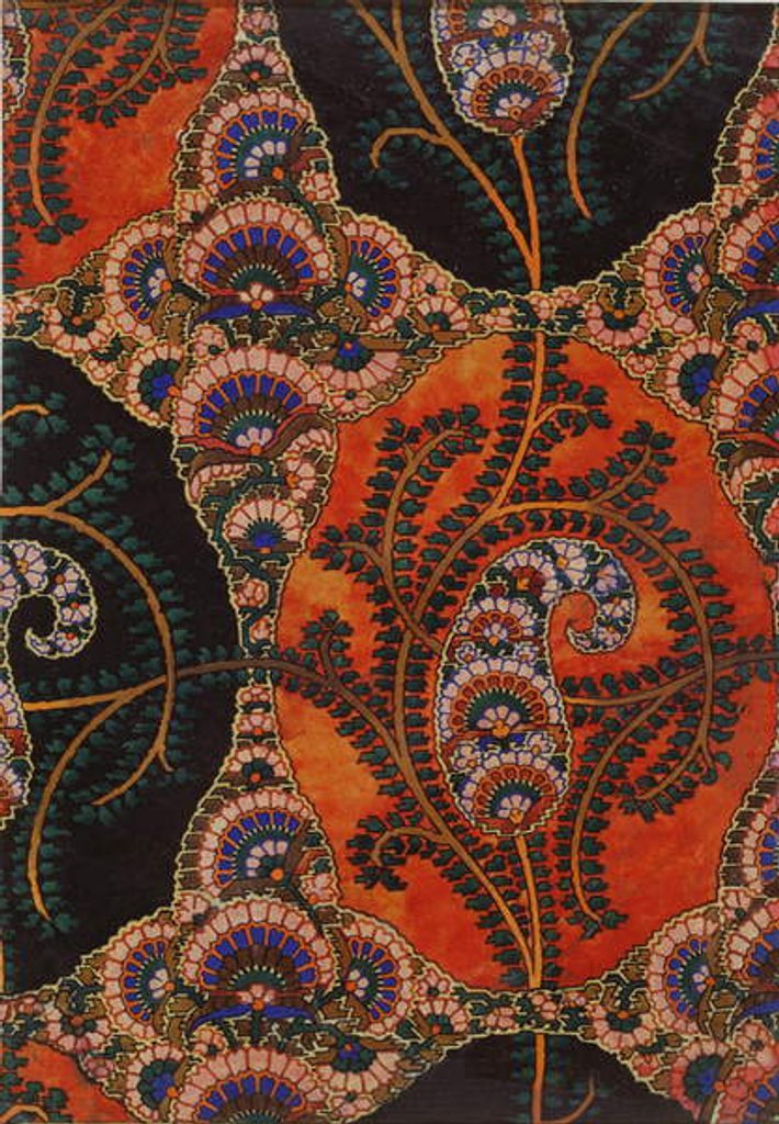 Detail of Fabric Design for Paisley Shawls, c.1871 by George Charles Haite