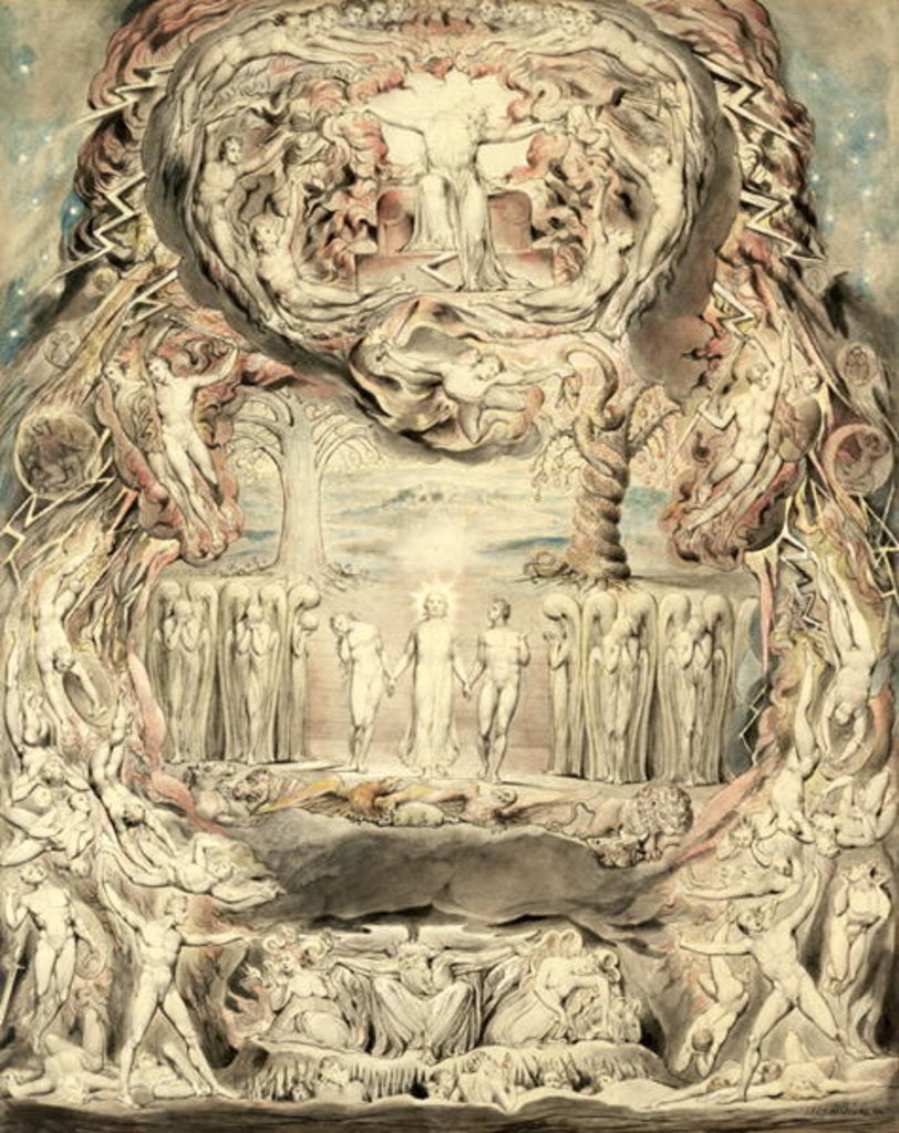 Detail of The Fall of Man by William Blake