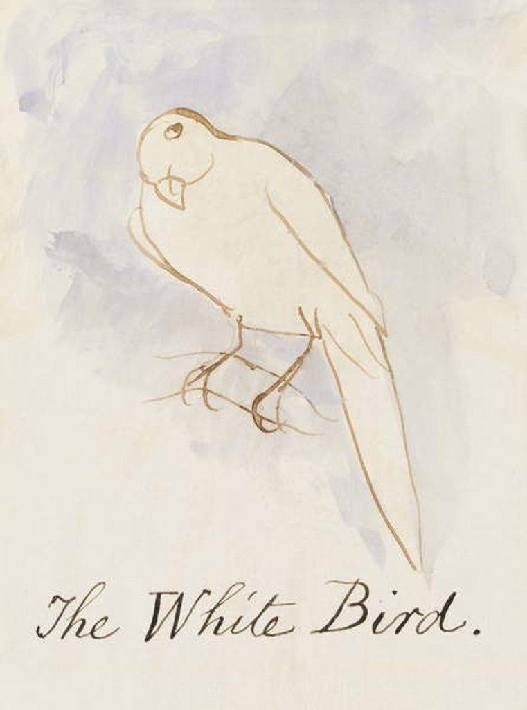 Detail of The White Bird by Edward Lear
