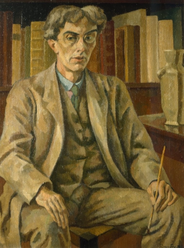 Detail of Self portrait by Roger Eliot Fry