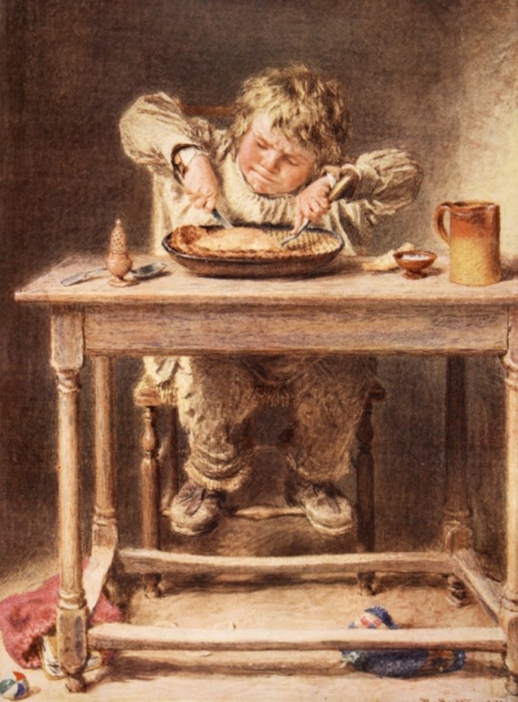 Detail of The attack, 1834 by William Henry Hunt