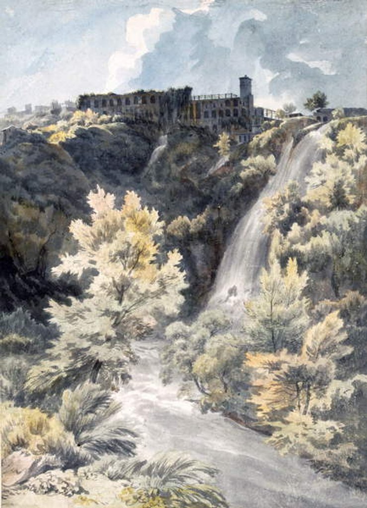 Detail of Villa of Maecenas, Tivoli by J.W. Smith