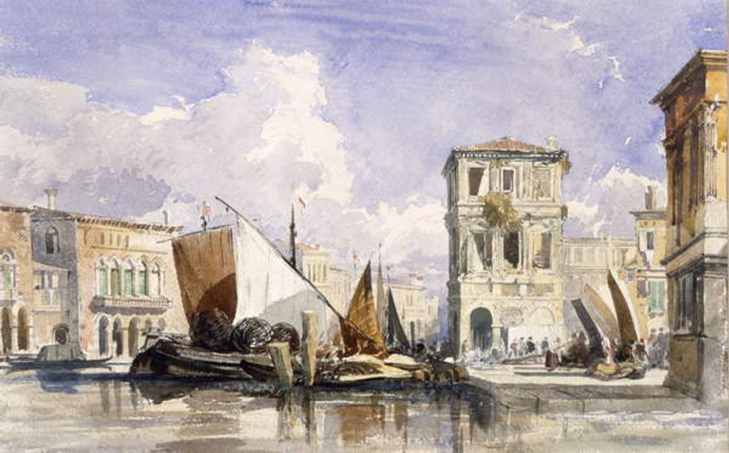 Detail of Venice by William James Muller