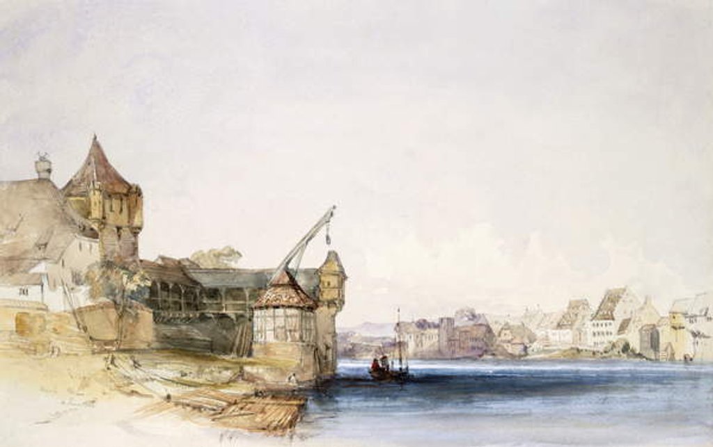 Detail of View at Basle, 1842 by John Harper