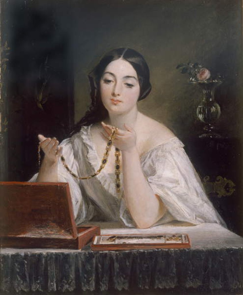 Detail of The Toilette by Charles Robert Leslie