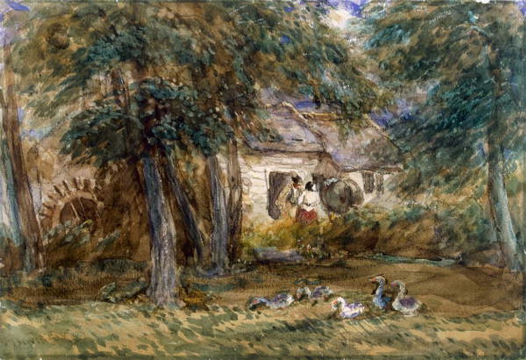 Detail of Watermill by David Cox