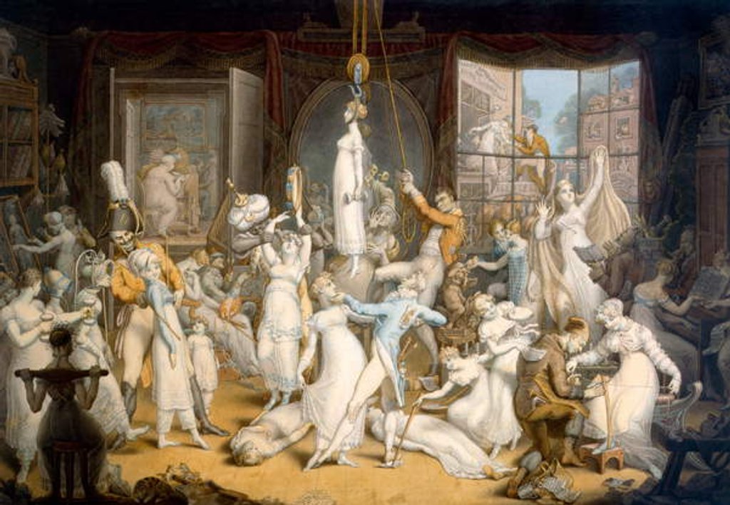 Detail of An Elegant Establishment for Young Ladies by Edward Francis Burney