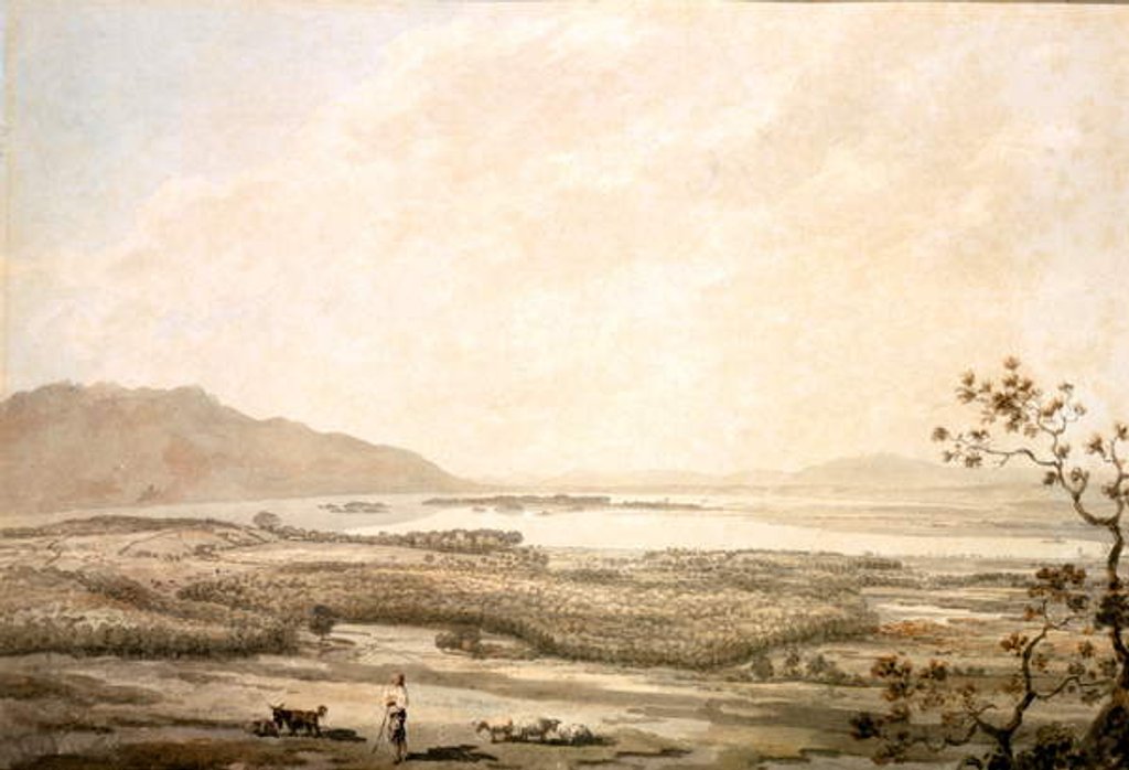 Detail of Killarney from the Hills above Muckross by William Pars