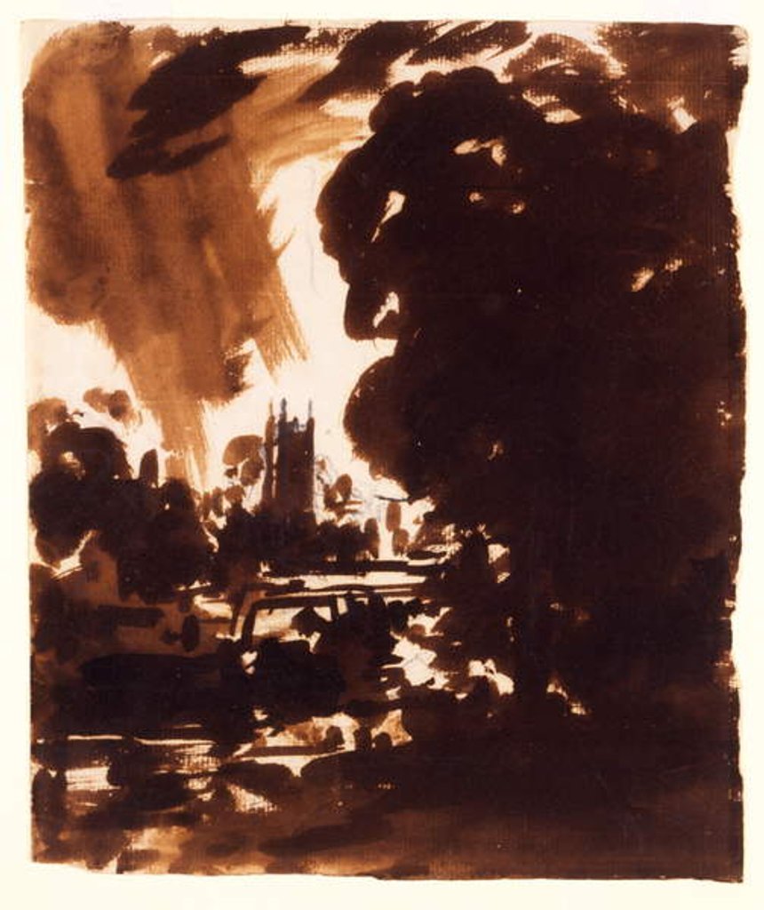 Detail of Trees and a stretch of water on the Stour by John Constable