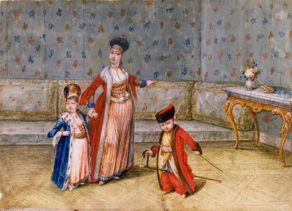 Detail of Fanariot Family, late 19th century by English School