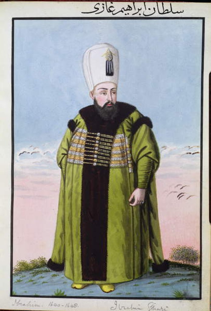 Detail of Ibrahim Sultan 1640-48 by John Young