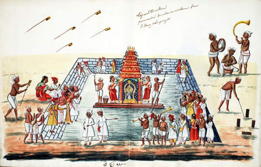 Detail of Ceremony by Indian School