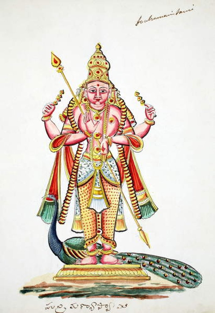 Detail of Skanda by Indian School