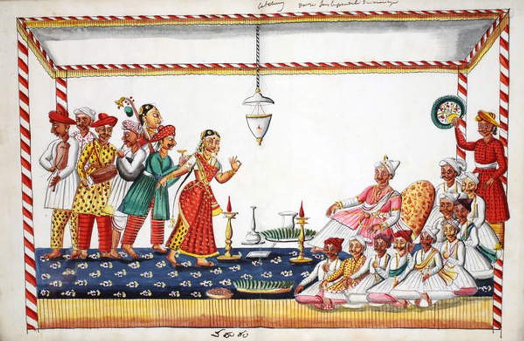 Detail of Wedding ceremony by Indian School