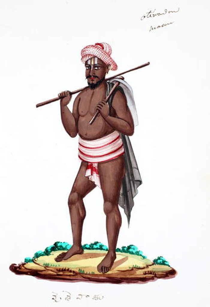 Detail of Labourer by Indian School