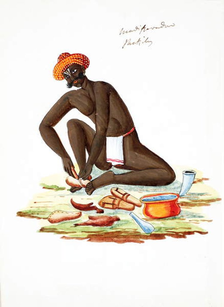 Detail of Cobbler by Indian School