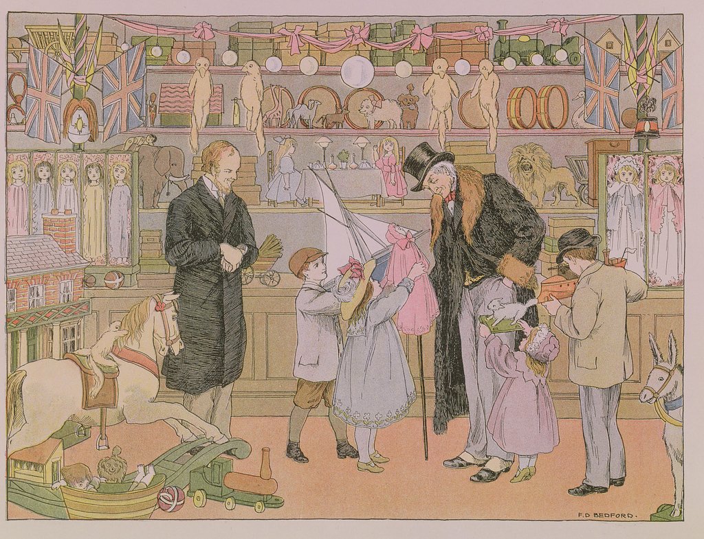 Detail of The Toy Shop by Francis Donkin Bedford
