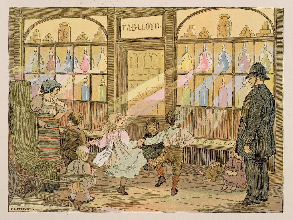 Detail of The Pharmacist by Francis Donkin Bedford