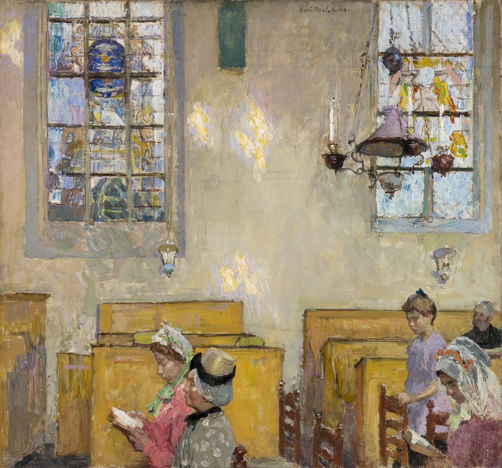 Detail of Vespers, c.1910 by Julius Gari Melchers