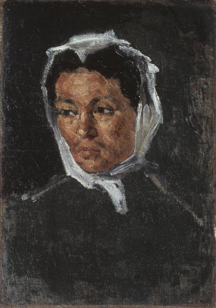 Detail of The Artist's Mother, 1866–67 by Paul Cezanne
