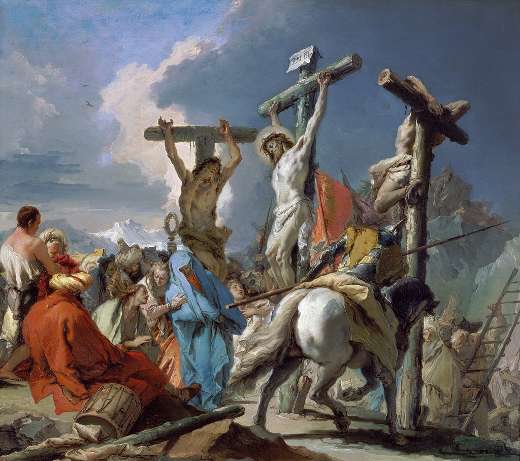 Detail of The Crucifixion, 1745-50 by Giambattista & Tiepolo Giandomenico Tiepolo