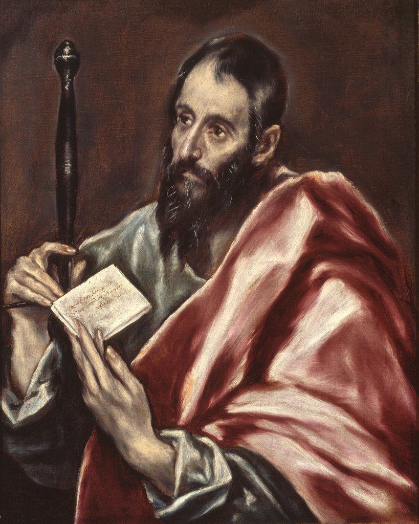 Detail of St. Paul, 1598–1600 by El Greco
