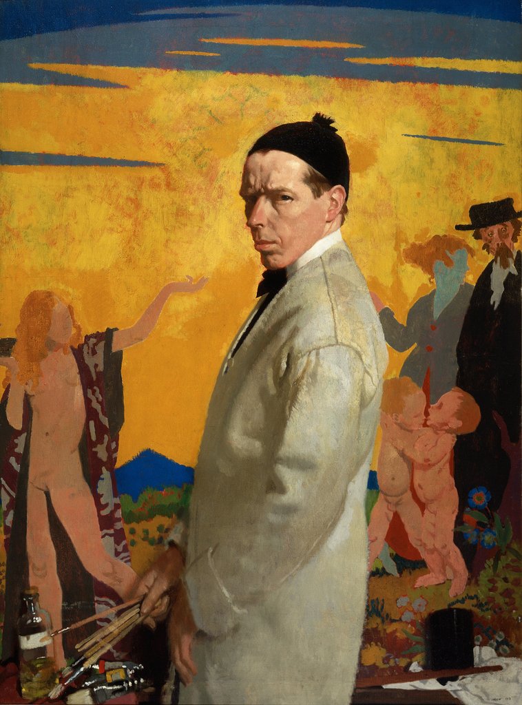 Detail of Self Portrait, 1913 by William Orpen