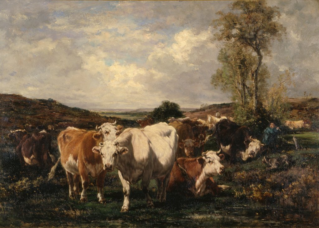 Detail of Herd by Marie Dieterle