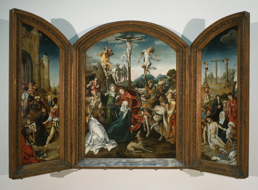 Detail of Triptych of the Passion, c.1515–20 by School Antwerp