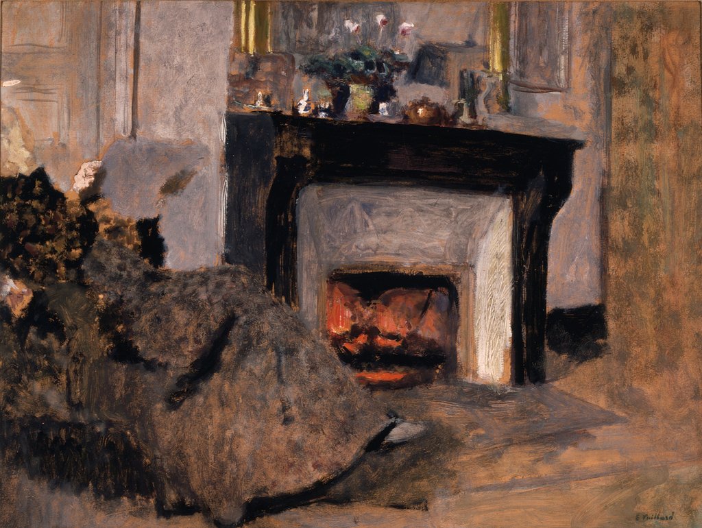 Detail of The Fireplace, 1901 by Edouard Vuillard