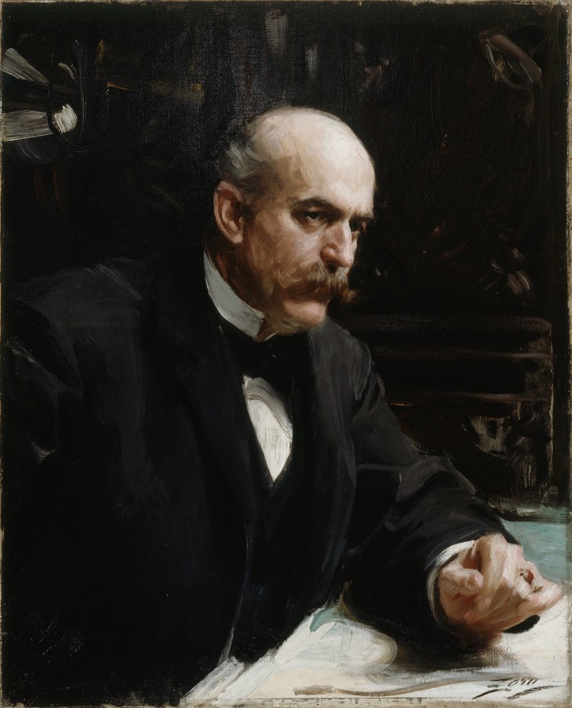 Detail of Halsey Cooley Ives, 1894–95 by Anders Leonard Zorn