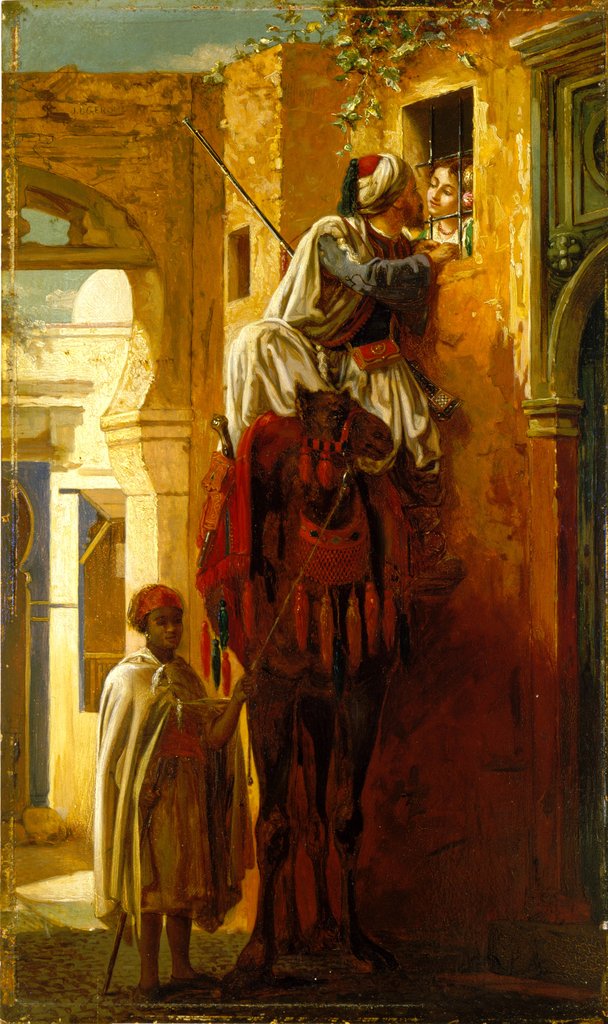 Detail of The Tryst, 1840–1904 by Jean Leon Gerome