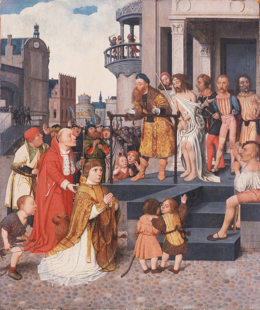 Detail of Christ Shown to the People, c.1515 by Jan Mostaert