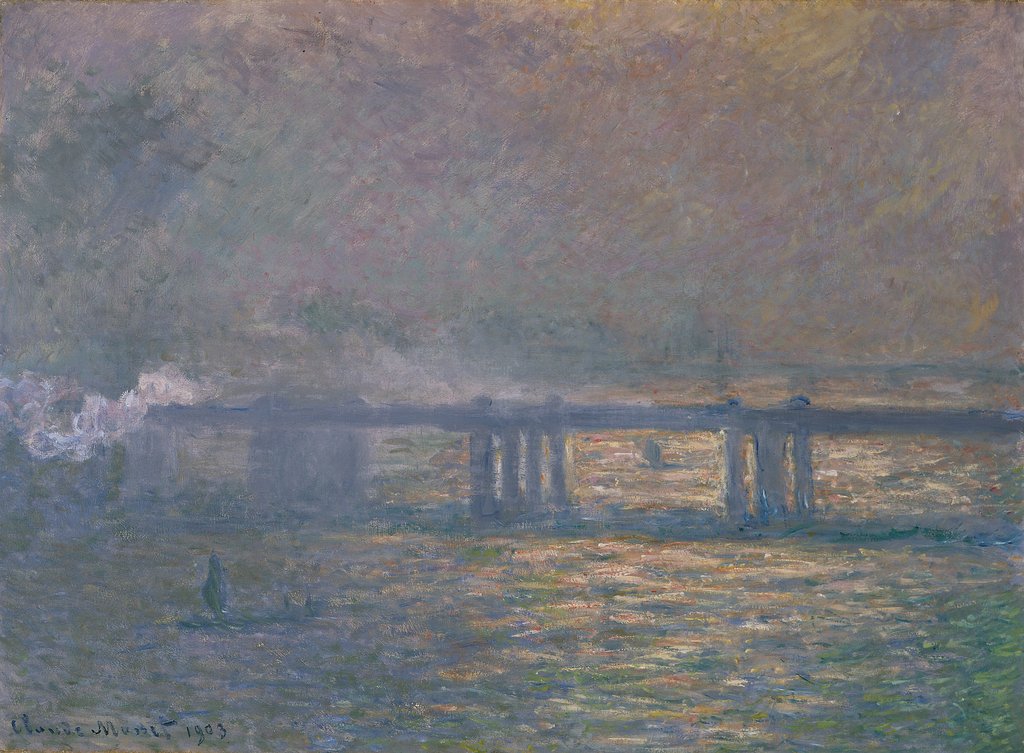 Detail of Charing Cross Bridge, 1903 by Claude Monet