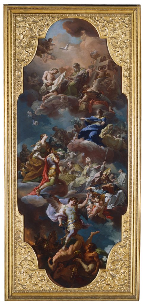 Detail of St. Helena and the Emperor Constantine Presented to the Holy Trinity by the Virgin Mary, 1741–42 by Corrado Giaquinto