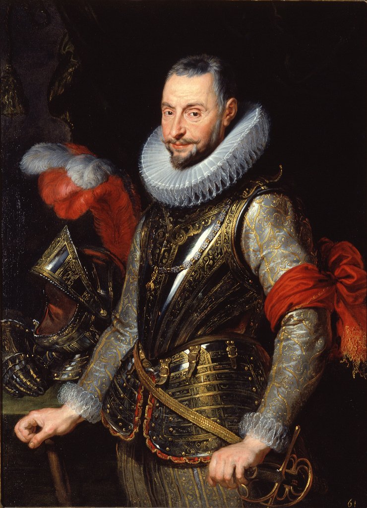 Detail of Marquis Ambrogio Spinola, c.1630 by Peter Paul Rubens