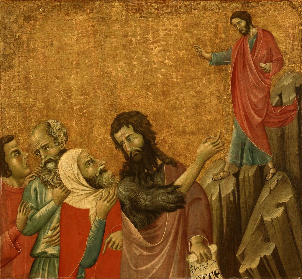 Detail of The Witness of John the Baptist, 1310–20 by Master of San Torpe