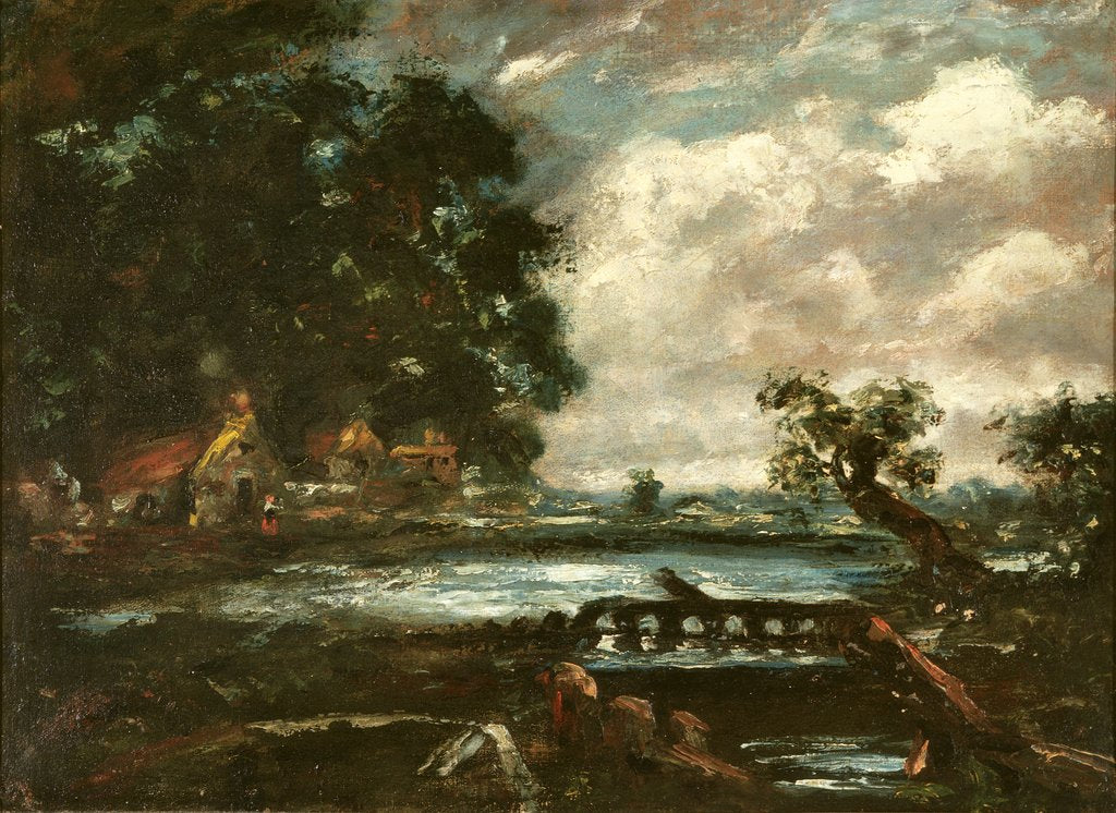 Detail of Study for The Leaping Horse by John Constable