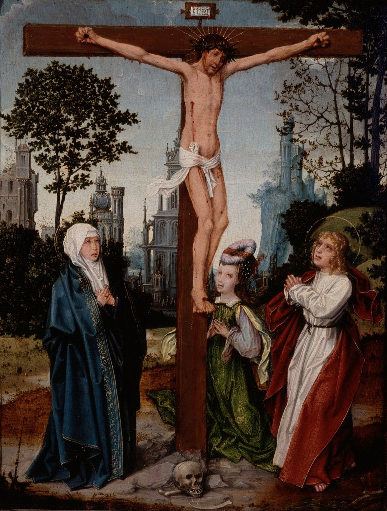 Detail of Crucifixion, c.1510-15 by Jan Provoost