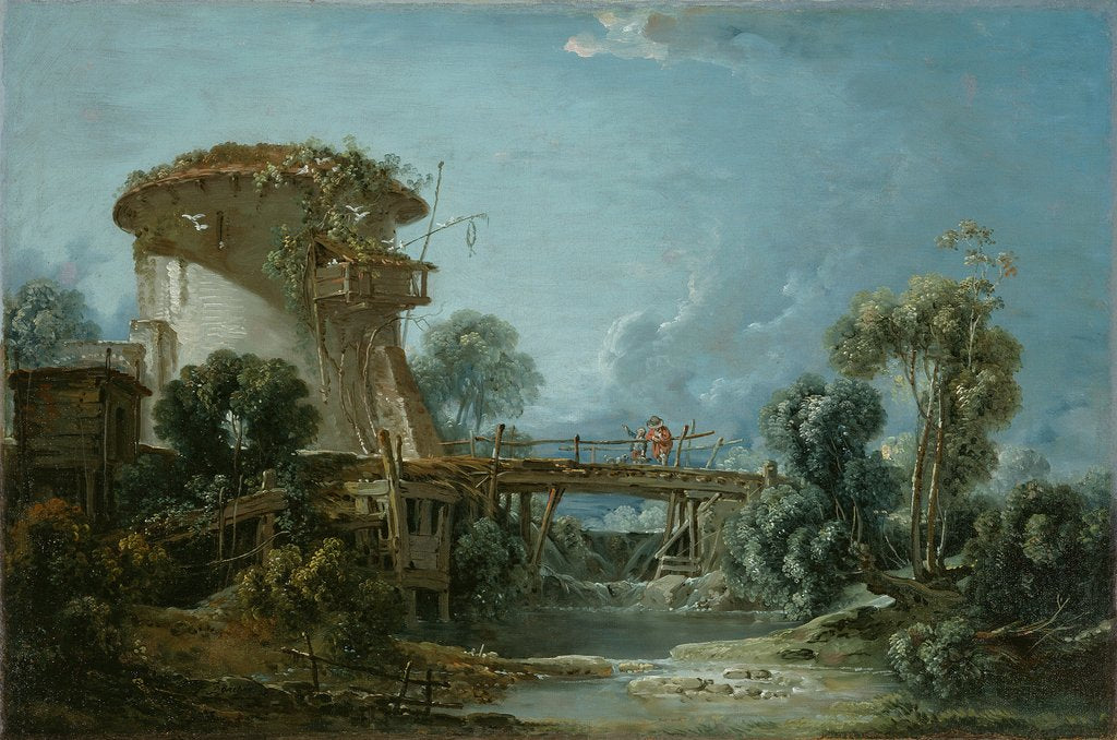 Detail of The Dovecote, 1758 by Francois Boucher