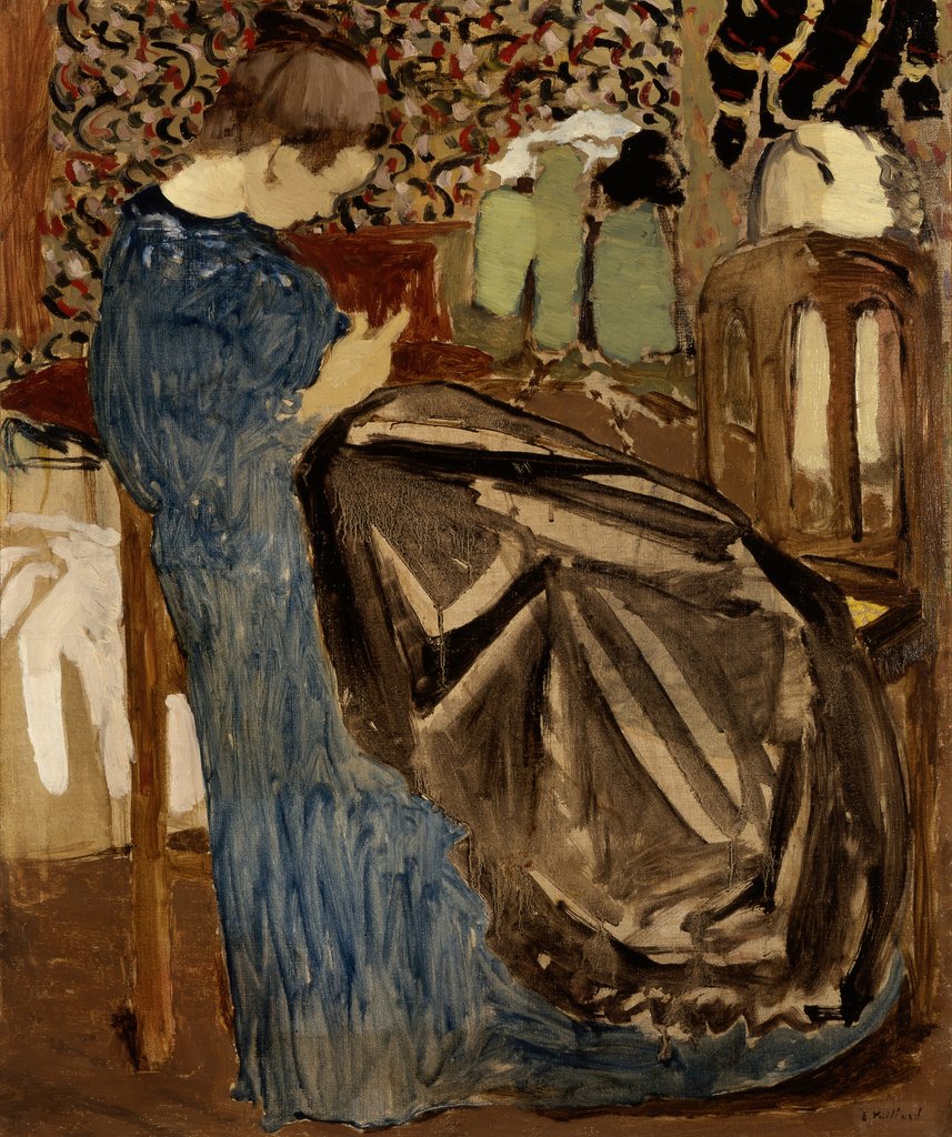 Detail of A Seamstress, 1892 by Edouard Vuillard