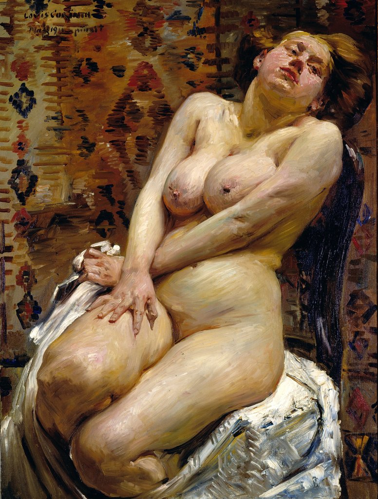 Detail of Nana, Female Nude, 1911 by Lovis Corinth