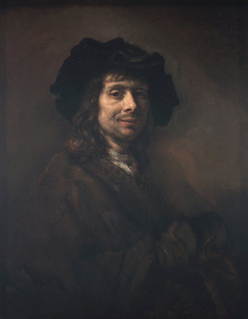 Detail of Portrait of a Young Man 1661-62 by Rembrandt Harmensz. van Rijn