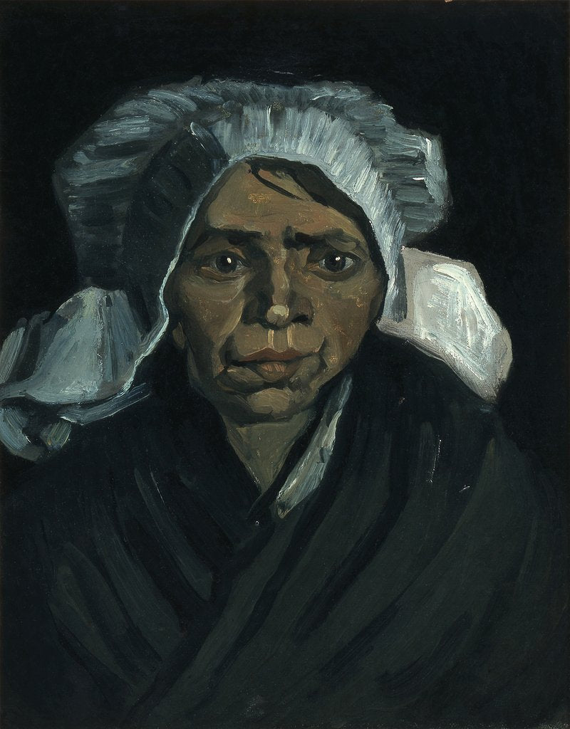 Detail of Head of a Peasant Woman, December 1884 by Vincent van Gogh