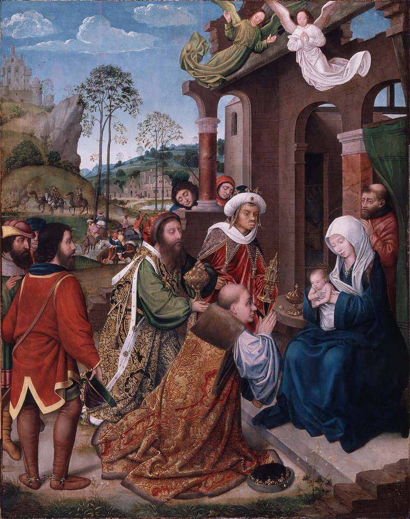 Detail of Adoration of the Magi, c.1505 by Hugo van der Goes
