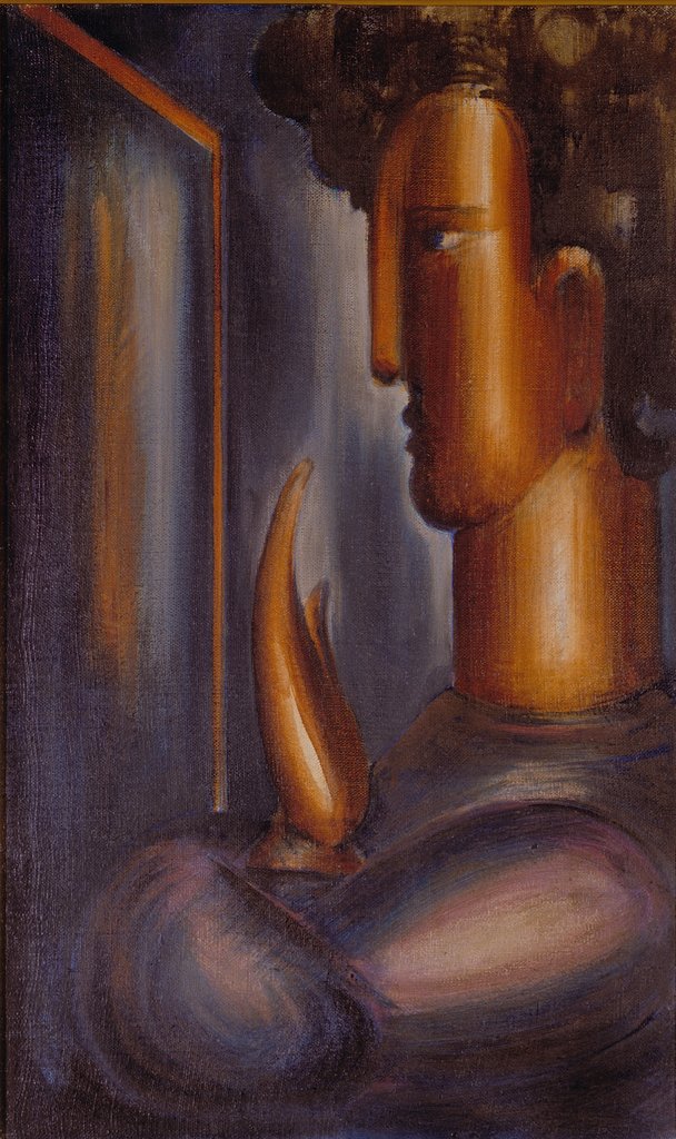 Detail of Before the Mirror, 1931 by Oskar Schlemmer