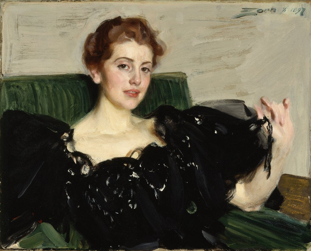 Detail of Lucy Turner Joy, 1897 by Anders Leonard Zorn
