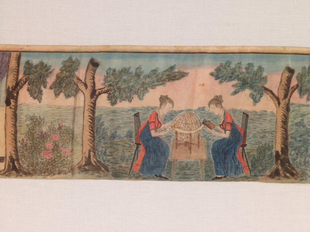 Detail of Detail from a Miniature Panorama: Scenes from a Seminary for Young Ladies c.1810–20 by American School
